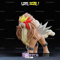 Life Size Entei Pokemon STL Files