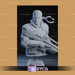 Solid Snake 1-6 Bust STL Files