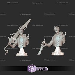 Sung Jin Woo Blue Sword Bust 3D Printer Files