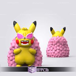 Super Basic Pokemon STL - Donquixote Doflamingo Pikachu
