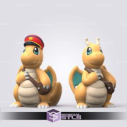 Super Basic Pokemon STL - Dragonite Movie Version