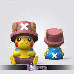 Super Basic Pokemon STL - Tony Chopper Pikachu