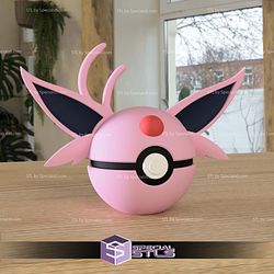 Super Basic STL - Espeon Pokeball