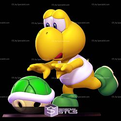 Super Basic STL - Koopa Troopa Mario