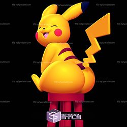 Super Basic STL - Pikachu on chair