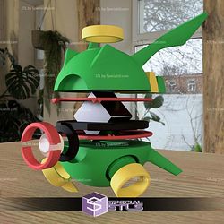 Super Basic STL - Rayquaza Pokeball