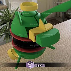 Super Basic STL - Rayquaza Pokeball