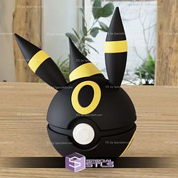 Super Basic STL - Umbreon Pokeball