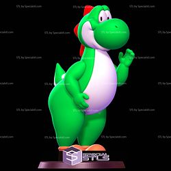 Super Basic STL - Yoshi Thicc Mario