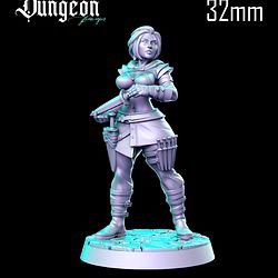 October 2021 Dungeon Pin-ups Miniatures