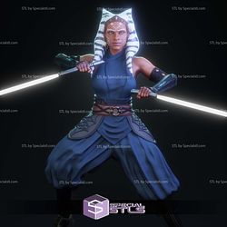 Ahsoka and Lightsaber STL Files