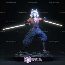 Ahsoka and Lightsaber STL Files