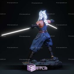 Ahsoka and Lightsaber STL Files
