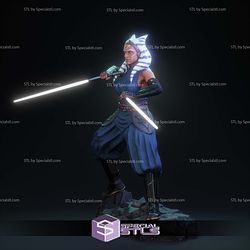 Ahsoka and Lightsaber STL Files