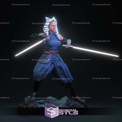 Ahsoka and Lightsaber STL Files