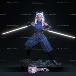Ahsoka and Lightsaber STL Files