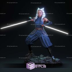 Ahsoka and Lightsaber STL Files