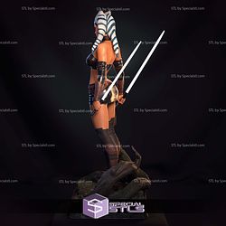 Ahsoka Tano Root Base 1-4 STL Files