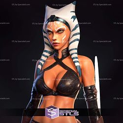 Ahsoka Tano Root Base 1-4 STL Files