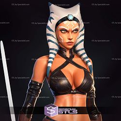 Ahsoka Tano Root Base 1-4 STL Files