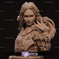 Aleehra Bust STL Files
