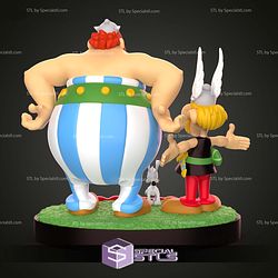 Asterix and Obelix Cartoon STL Files