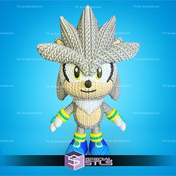Basic STL Files Silver the Hedgehog Crochet