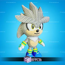Basic STL Files Silver the Hedgehog Crochet