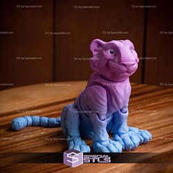 Basic STL Tiger Print in place Cute