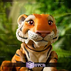Basic STL Tiger Print in place Cute