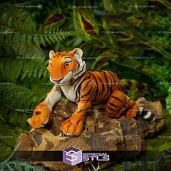 Basic STL Tiger Print in place Cute