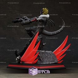 Beelzemon Digimon in Action STL Files