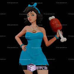 Betty Flintstones Realistic STL Files