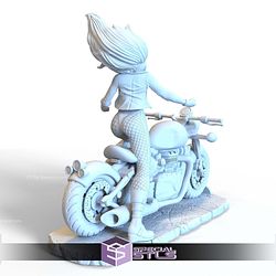 Black Canary on Motor STL Files