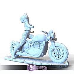 Black Canary on Motor STL Files