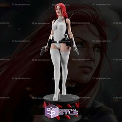 Black Widow White Suit STL Files
