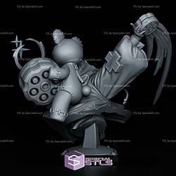 Bridget Guilty Gear Locked Bust STL Files