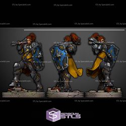 Brigitte Overwatch STL Files