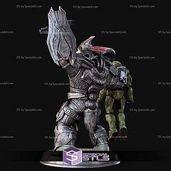 Brute Chieftain and Master Chief STL Files