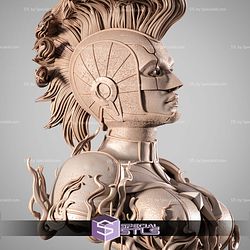 Captain Marvel 2025 Portrait Bust STL Files