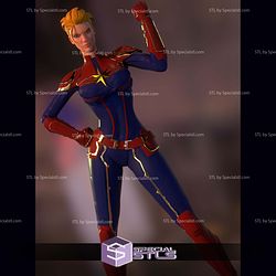 Captain Marvel No Cut OBJ Files
