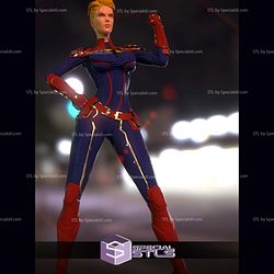 Captain Marvel No Cut OBJ Files