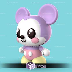 Chibi Mickey Kawaii STL Files