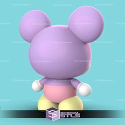 Chibi Mickey Kawaii STL Files