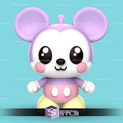 Chibi Mickey Kawaii STL Files