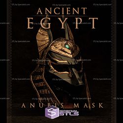 Cosplay STL Files Anubis Mask