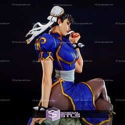 Chun Li 1-6 Sitting Pose STL Files