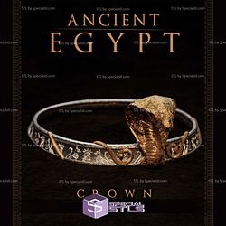 Cosplay STL Files Crown Egypt