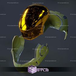 Cosplay STL Files Halo Mirage Helmet