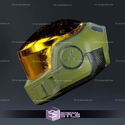 Cosplay STL Files Halo Mirage Helmet